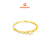 MASDORA 916 Gold Ring Rings Cincin Emas ~ Sparkling Rhombic Solitaire (EMAS 916/22K)