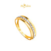 MASDORA 916 Gold Ring Rings Cincin Emas ~ Shiny Diamond Cut Fashion (EMAS 916/22K)
