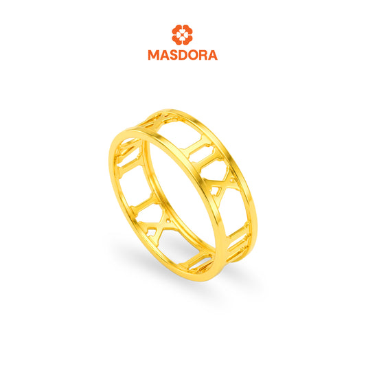 MASDORA 916 Gold Ring Rings Cincin Emas ~ Roman 1C (EMAS 916/22K)