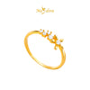 MASDORA 916 Gold Ring Rings Cincin Emas ~ Blooming Floral (EMAS 916/22K)