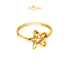MASDORA 916 Gold Ring Rings Cincin Emas ~ Golden Star knot (EMAS 916/22K)