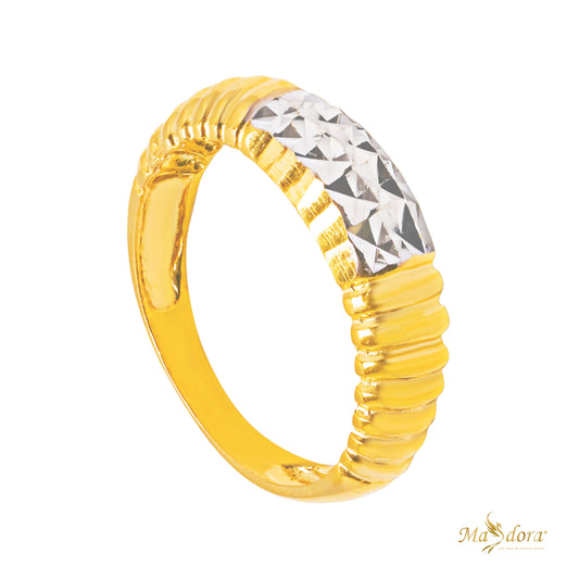 MASDORA Inspired Diamond Cut Ring (2c) Emas 916