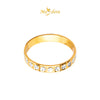 MASDORA 916 Gold Ring Rings Cincin Emas ~ Shiny Diamond Cutting Band STM (EMAS 916/22K)