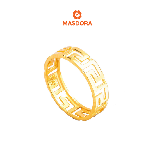 MASDORA 916 Gold Ring Rings Cincin Emas ~ Golden Pristine Grace (EMAS 916/22K)
