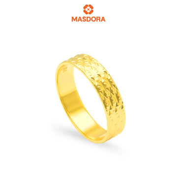 MASDORA 916 Gold Ring Rings Cincin Emas ~ Simple Mona (EMAS 916/22K)