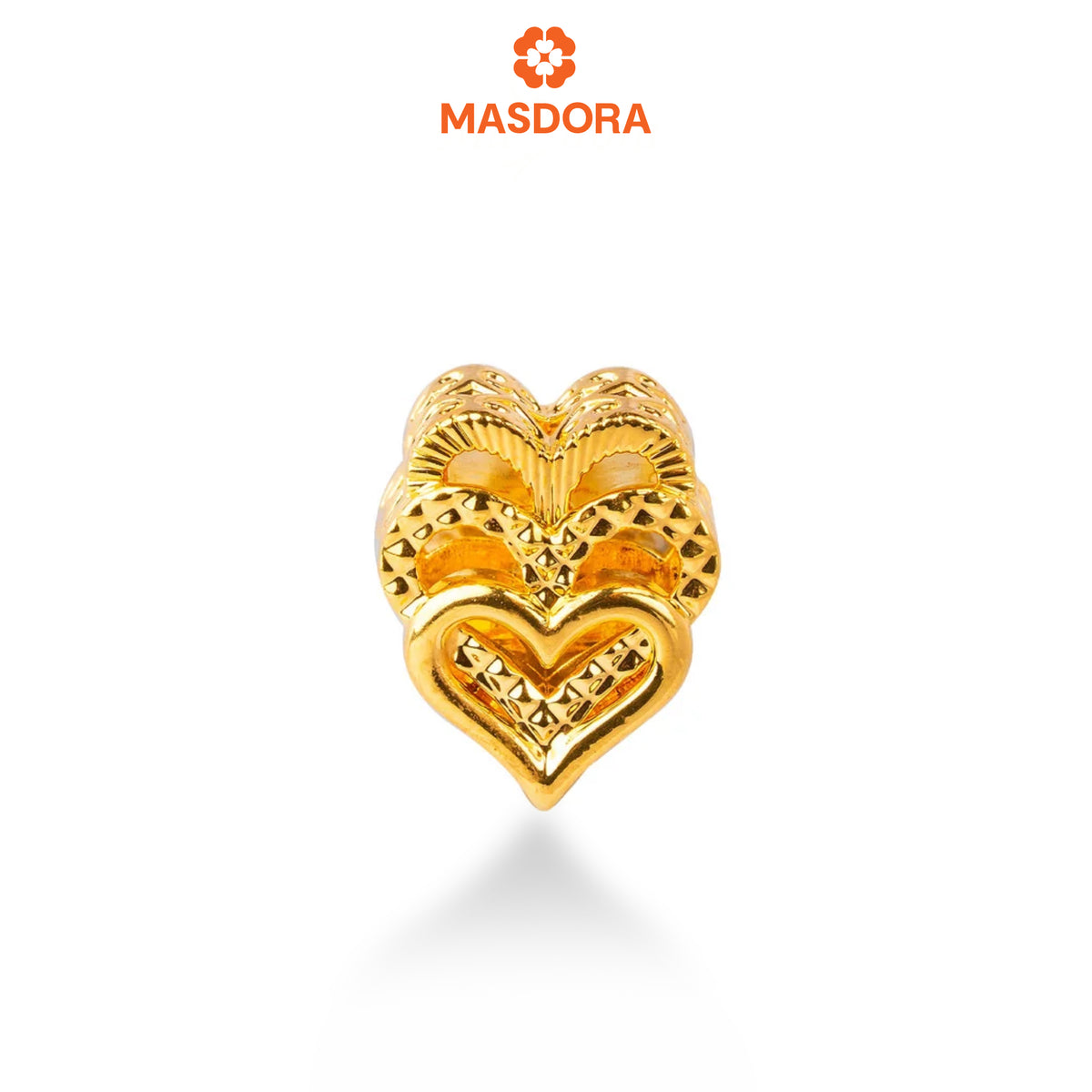 MASDORA 916 Gold Beads Bead Emas ~ HG Golden Stacked Sincero (EMAS 916/22K)