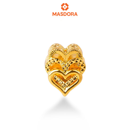 MASDORA 916 Gold Beads Bead Emas ~ HG Golden Stacked Sincero (EMAS 916/22K)