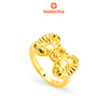 MASDORA 916 Gold Ring Rings Cincin Emas ~ HG Golden Shiny Cutting Bow (EMAS 916/22K)