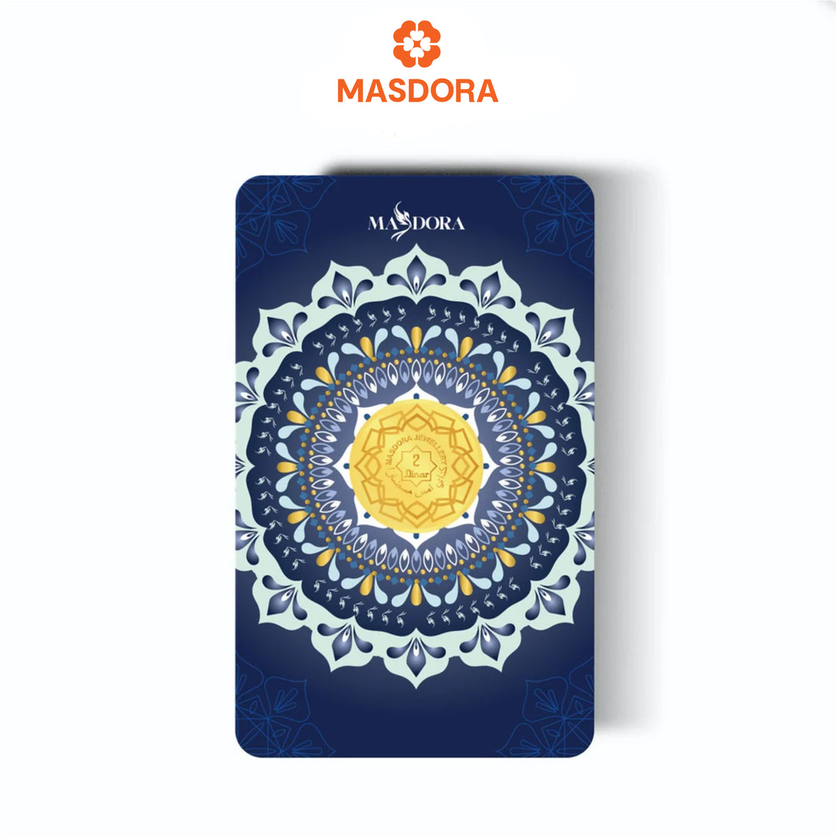 MASDORA 999.9 Gold 2 Dinar (8.50GM) Collection Series ~ Signature 2025 (EMAS 999.9/24K)