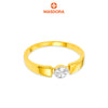 MASDORA 916 Gold Ring Rings Cincin Emas ~ Diamond Cut Solitaire (EMAS 916/22K)