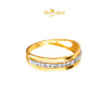 MASDORA 916 Gold Ring Rings Cincin Emas ~ Shiny Diamond Cut Fashion (EMAS 916/22K)