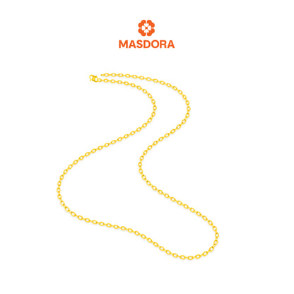 MASDORA 916 Gold Necklace Rantai Leher Emas ~ Sauh Solid (EMAS 916/22K)