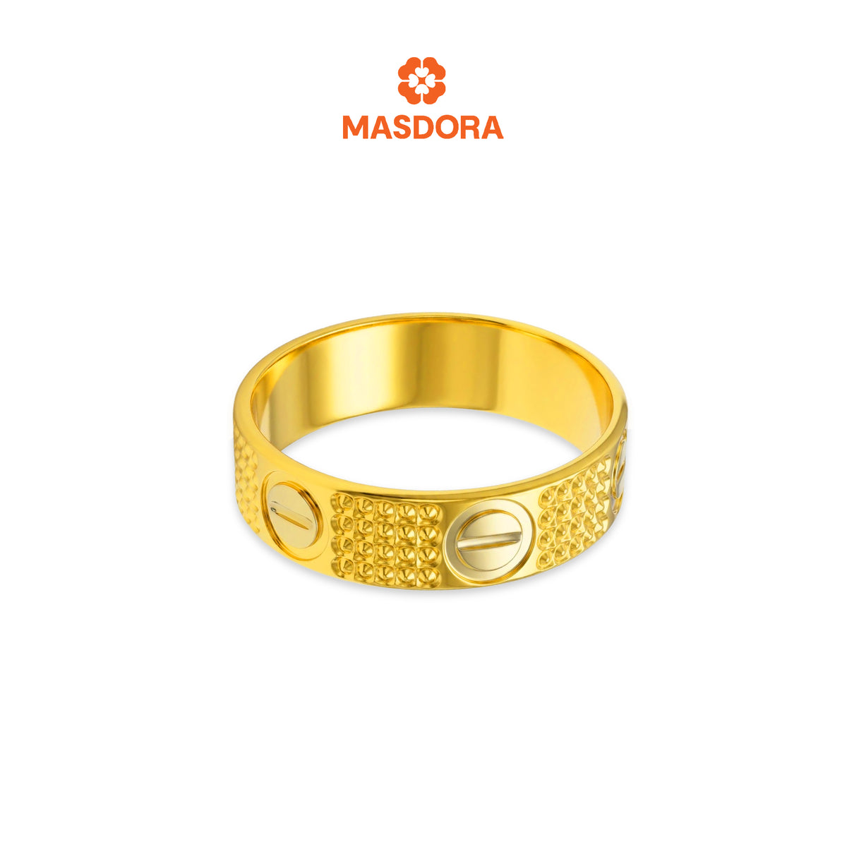 MASDORA 916 Gold Ring Rings Cincin Emas ~ CBR Screw Mark Cutting (EMAS 916/22K)