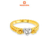 MASDORA 916 Gold Ring Rings Cincin Emas ~ HG Duotone Amid Roses (EMAS 916/22K)