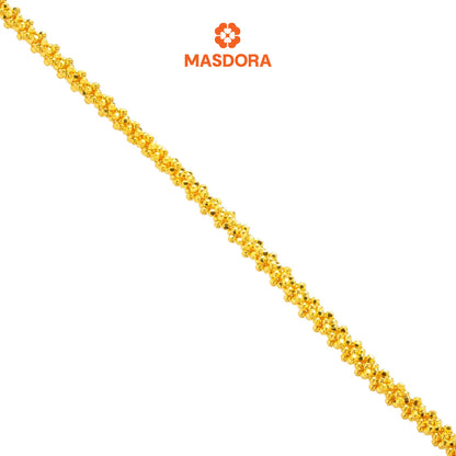 MASDORA 916 Gold Bracelet Rantai Tangan Emas ~ Starry True Love (EMAS 916/22K)