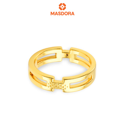 MASDORA 916 Gold Ring Rings Cincin Emas ~ HG Golden Hers Cutting (EMAS 916/22K)