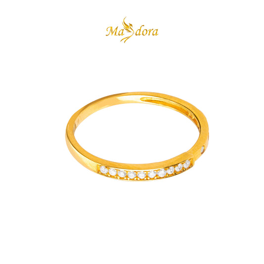 MASDORA 916 Gold Ring Rings Cincin Emas ~ Minimalist Band (EMAS 916/22K)