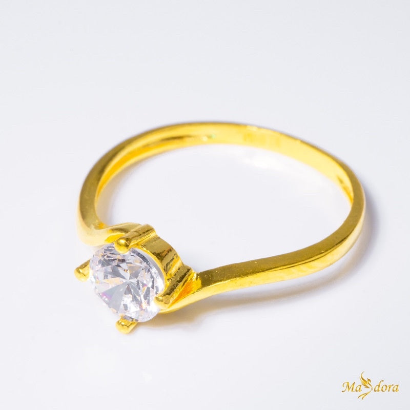 Solitaire Gold Ring (Emas 916)