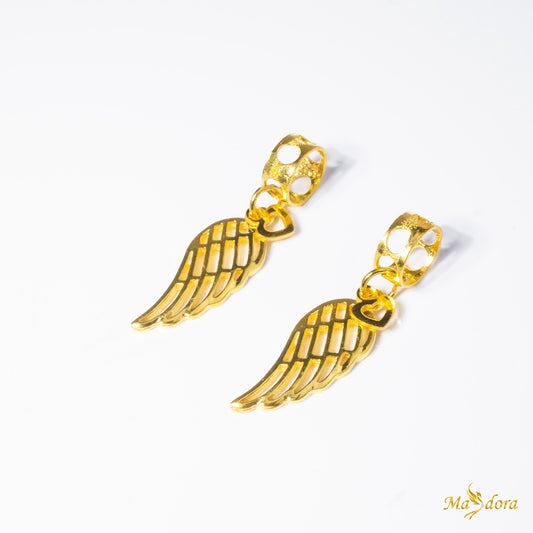 Masdora Charms Emas ~ Feather Wing Charm (Emas 916)