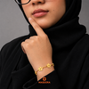 MASDORA 916 Gold Bracelet Rantai Tangan Emas ~ Sakura Bloom (EMAS 916/22K)