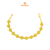 MASDORA 916 Gold Bracelet Rantai Tangan Emas ~ Golden Bloom (EMAS 916/22K)