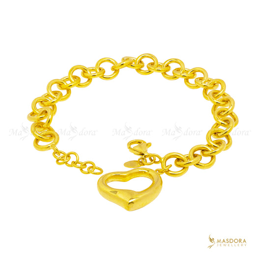 MASDORA Gelang Emas Exclusive Sincero Links/Exclusive Sincero Links Bracelet (Emas 916)