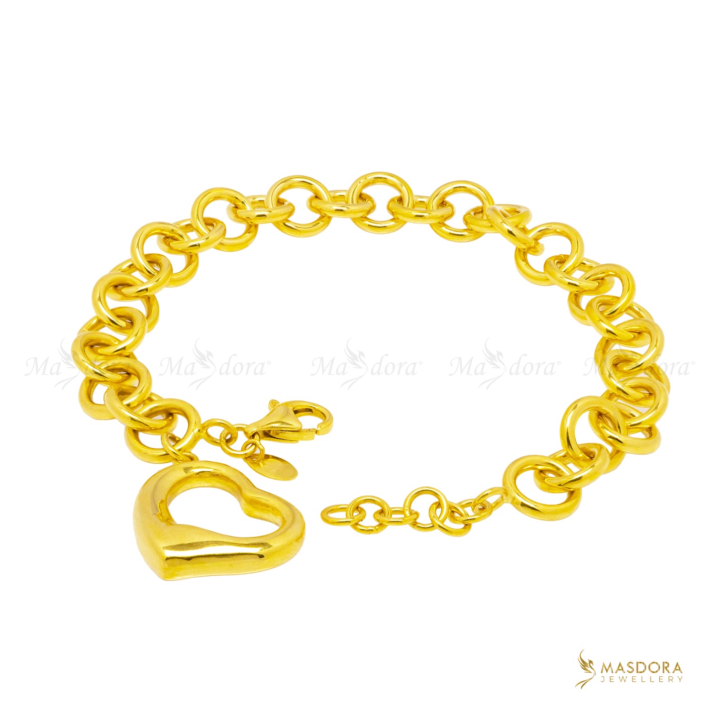 MASDORA Gelang Emas Exclusive Sincero Links/Exclusive Sincero Links Bracelet (Emas 916)