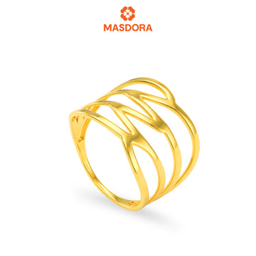 MASDORA 916 Gold Ring Rings Cincin Emas ~ Exclusive Fancy (EMAS 916/22K)
