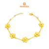 MASDORA 916 Gold Bracelet Rantai Tangan Emas ~ Sakura Bloom (EMAS 916/22K)