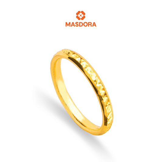 MASDORA 916 Gold Ring Rings Cincin Emas ~ Premium Cutting Band  (EMAS 916/22K)