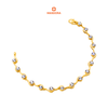 MASDORA 916 Gold Bracelet Rantai Tangan Emas ~ Diamond Swirl (EMAS 916/22K)