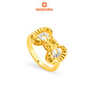 MASDORA 916 Gold Ring Rings Cincin Emas ~ HG Duotone Shiny Cutting Bow (EMAS 916/22K)