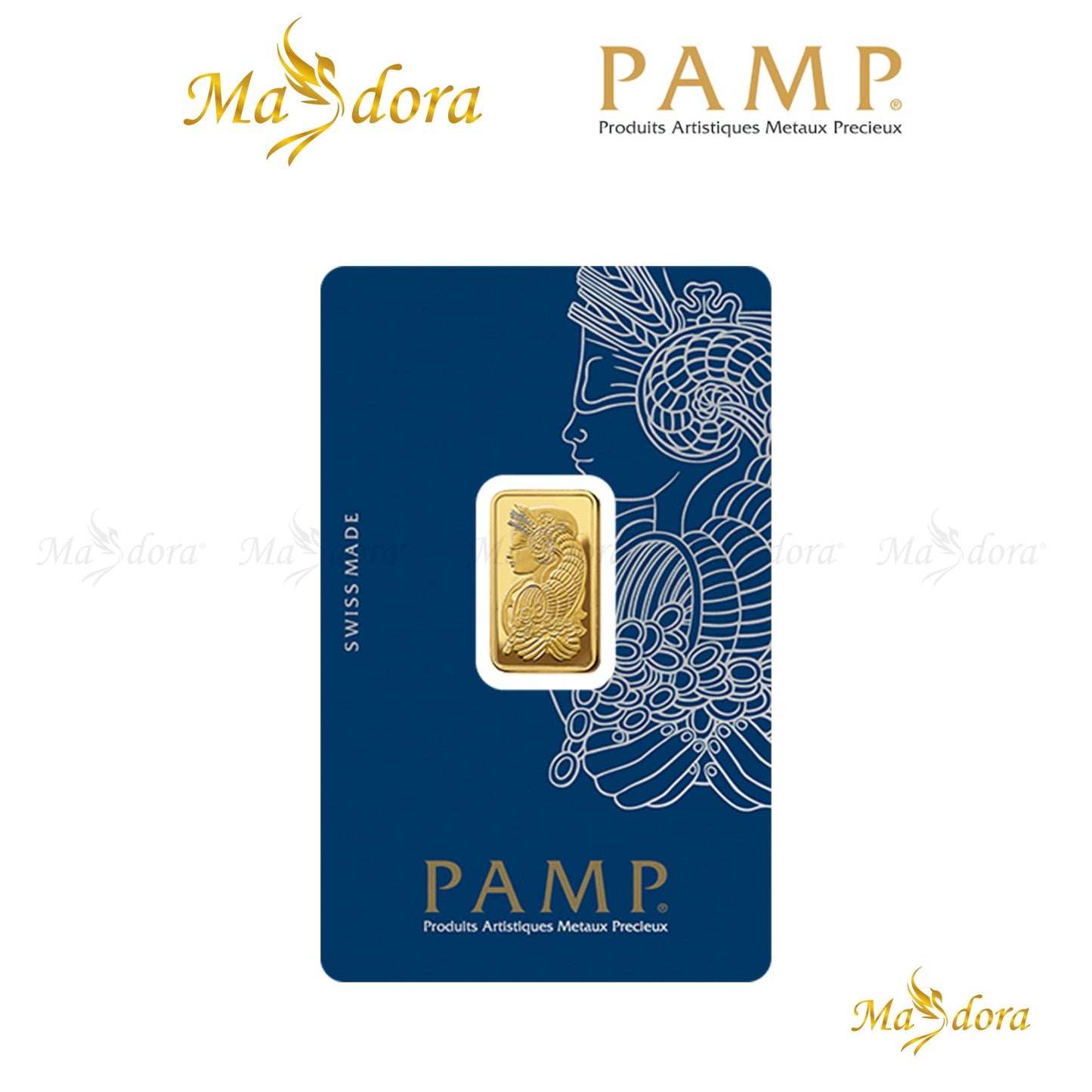 MASDORA X PAMP Suisse Lady Fortuna Gold Minted Bar - 5g (Emas 999.9)