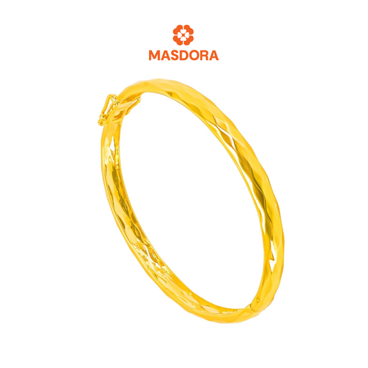 MASDORA 916 Gold Bangle Gelang Tangan Emas ~ Leena Gold (EMAS 916/22K)