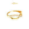 MASDORA 916 Gold Ring Rings Cincin Emas ~ Emirates Star Sparkling Infinity (EMAS 916/22K)