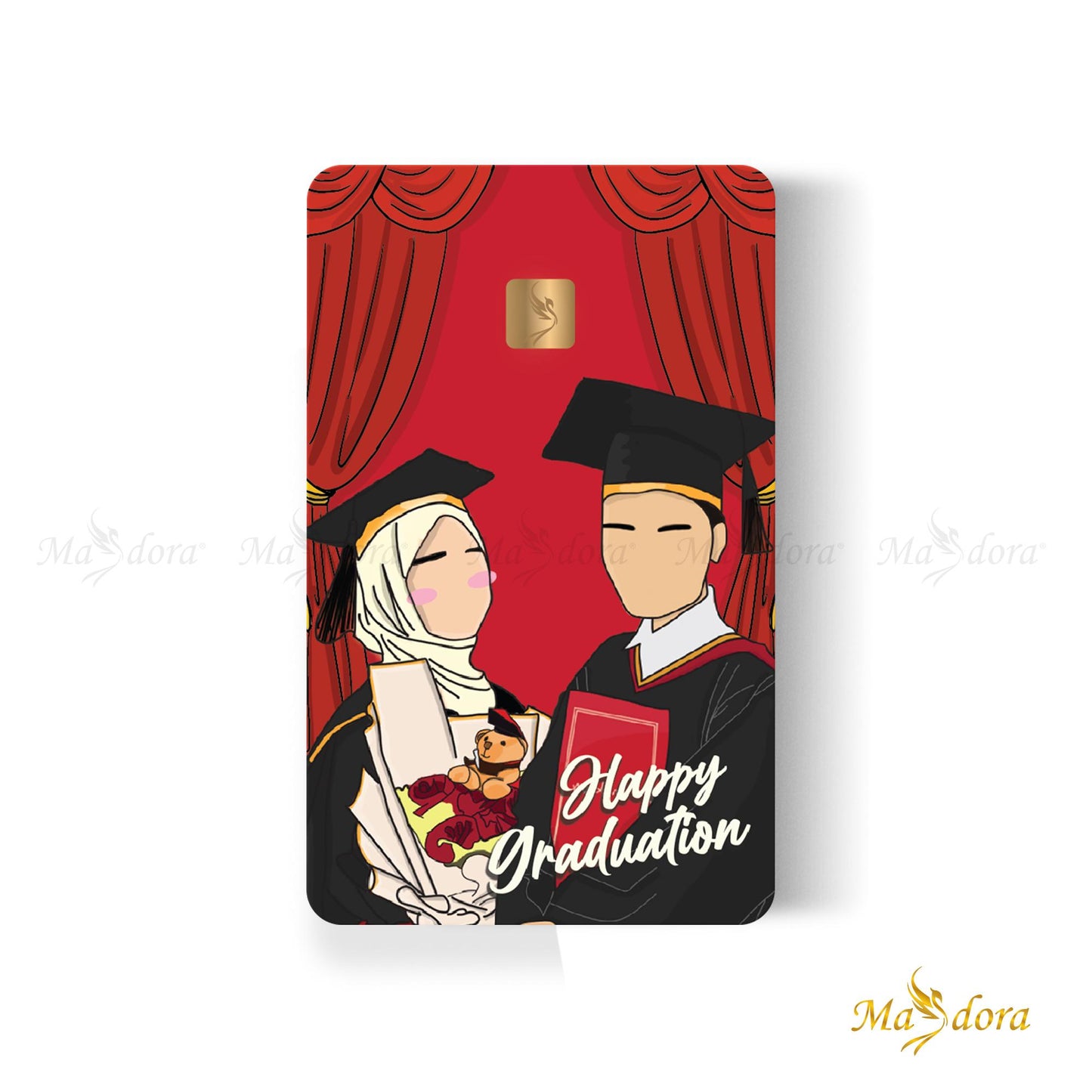 MASDORA 999.9 Gold Bar 0.25g ~ Happy Graduation Design (Emas 999.9)