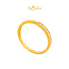 MASDORA 916 Gold Ring Rings Cincin Emas ~ Minimalist Band (EMAS 916/22K)