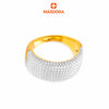 MASDORA 916 Gold Ring Rings Cincin Emas ~ HG Duotone Oro Diamond Glitz (8mm) (EMAS 916/22K)