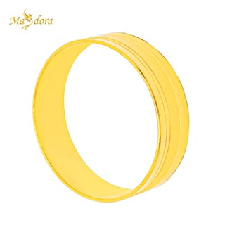 MASDORA Belah Rotan Layer Cut Ring (Emas 916)
