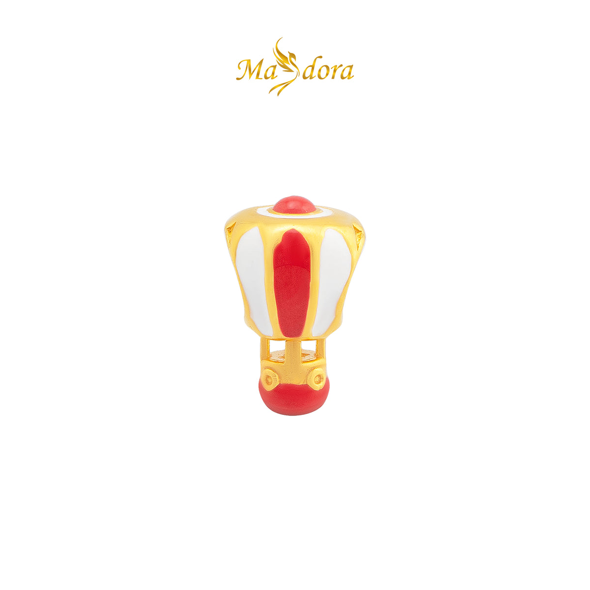 MASDORA 916 Gold Charms Charm Emas ~ Hot Air Balloon (EMAS 916/22K)