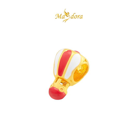MASDORA 916 Gold Charms Charm Emas ~ Hot Air Balloon (EMAS 916/22K)