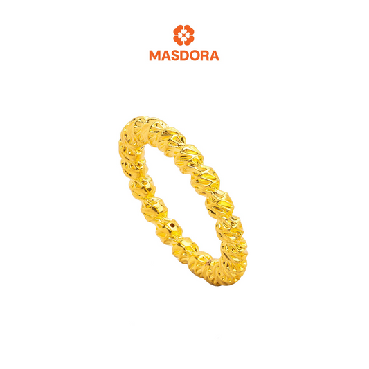 MASDORA 916 Gold Ring Rings Cincin Emas ~ HG Golden Oro Italia (EMAS 916/22K)
