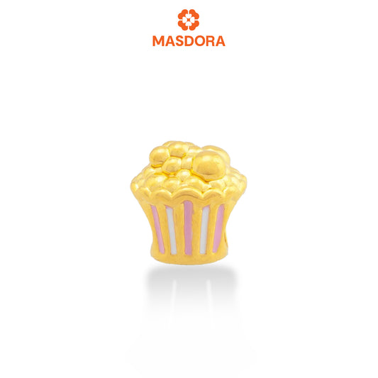 MASDORA 916 Gold Beads Bead Emas ~ HG Pink Bucket Popcorn (916/22K)