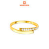 MASDORA 916 Gold Ring Rings Cincin Emas ~ Sparkling Mini Split (EMAS 916/22K)