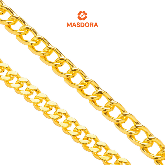 MASDORA 916 Gold Bracelet Rantai Tangan Emas ~ HG Classy Gajah Chain (EMAS 916/22K)