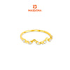MASDORA 916 Gold Ring Rings Cincin Emas ~ Sparkling Luminous Hearts (EMAS 916/22K)