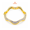 MASDORA 916 Gold Bangle Gelang Tangan Emas ~ Luxe Wave (EMAS 916/22K)
