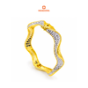MASDORA 916 Gold Bangle Gelang Tangan Emas ~ Luxe Wave (EMAS 916/22K)