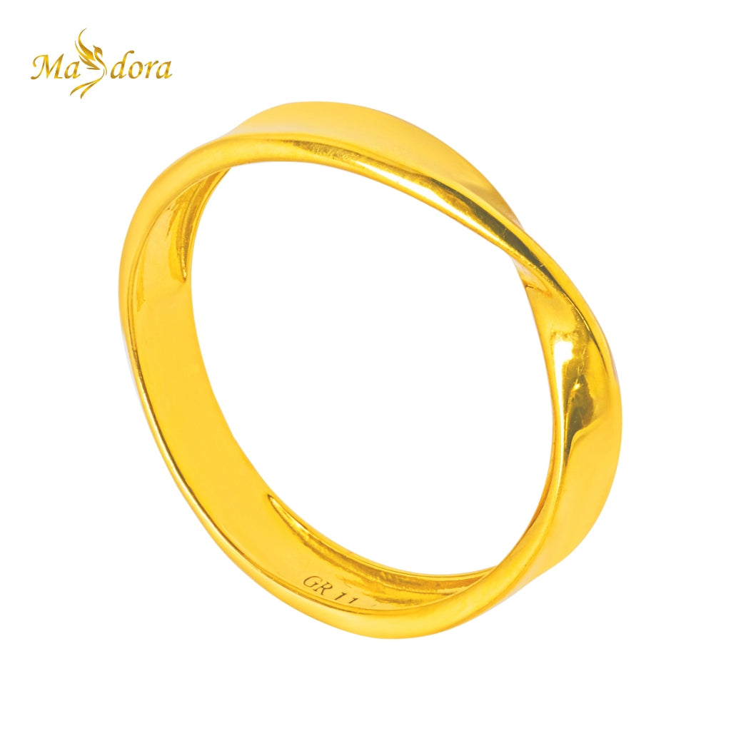 MASDORA Mobius Wedding Ring (Emas 916)
