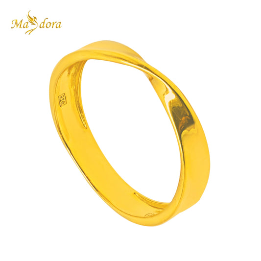 MASDORA Mobius Wedding Ring (Emas 916)